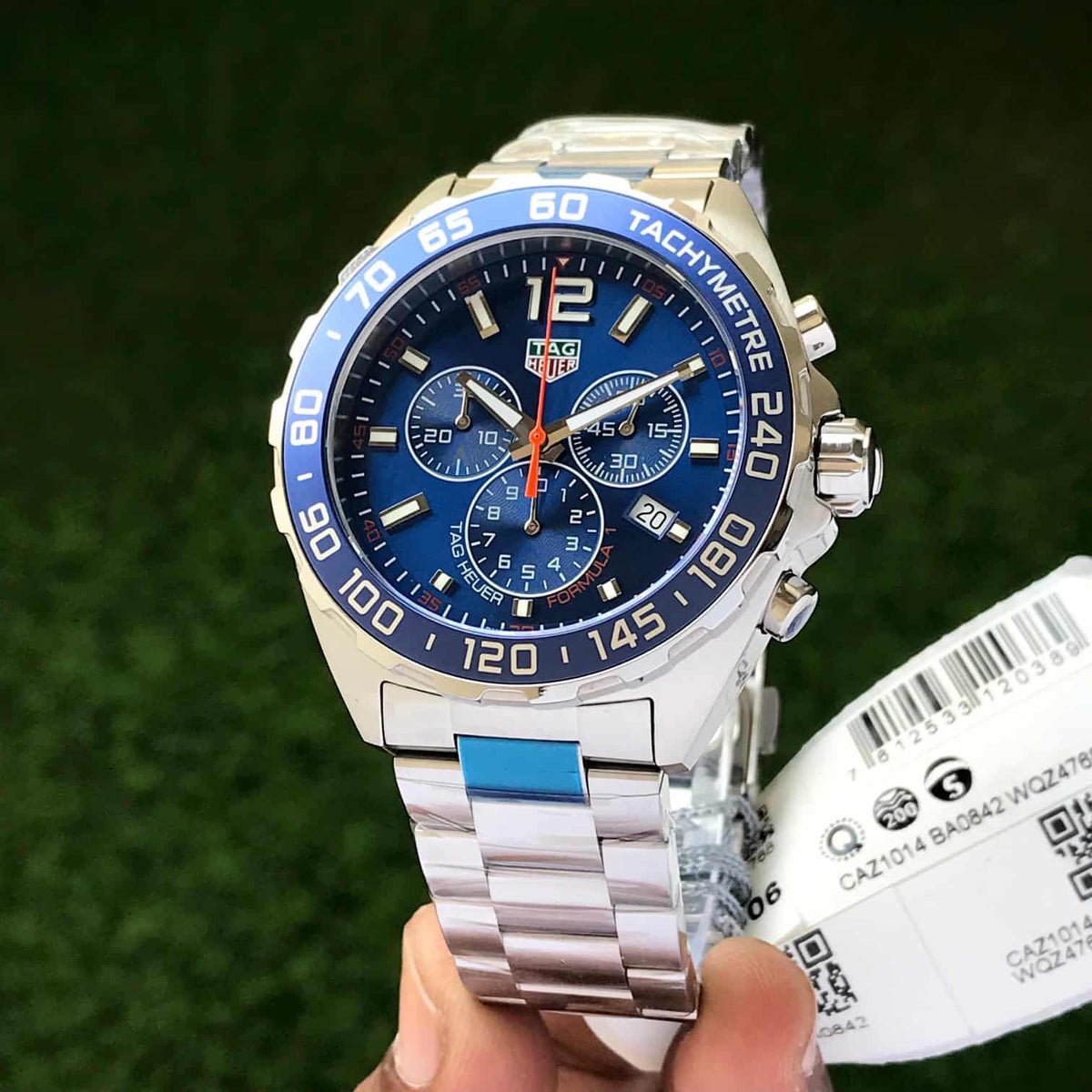 Tag Heuer Formula 1 Chronograph Blue Dial Authentic Men’s Watch – Time ...