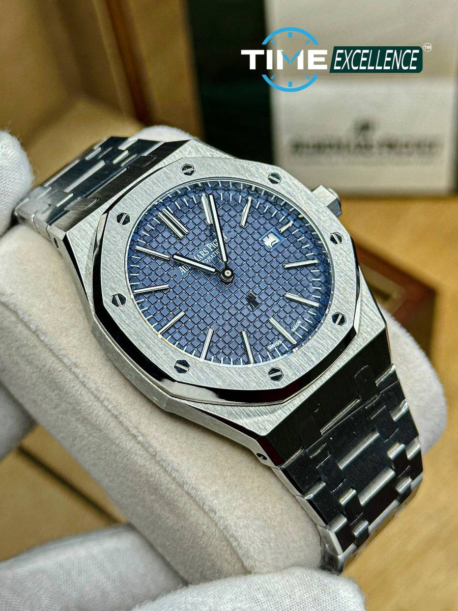 Audemars Piguet AAA grade replica Royal Oak 41mm Blue Dial – Time