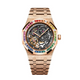 ROYAL OAK 41MM DOUBLE BALANCE WHEEL OPENWORKED FROSTED ROSE GOLD