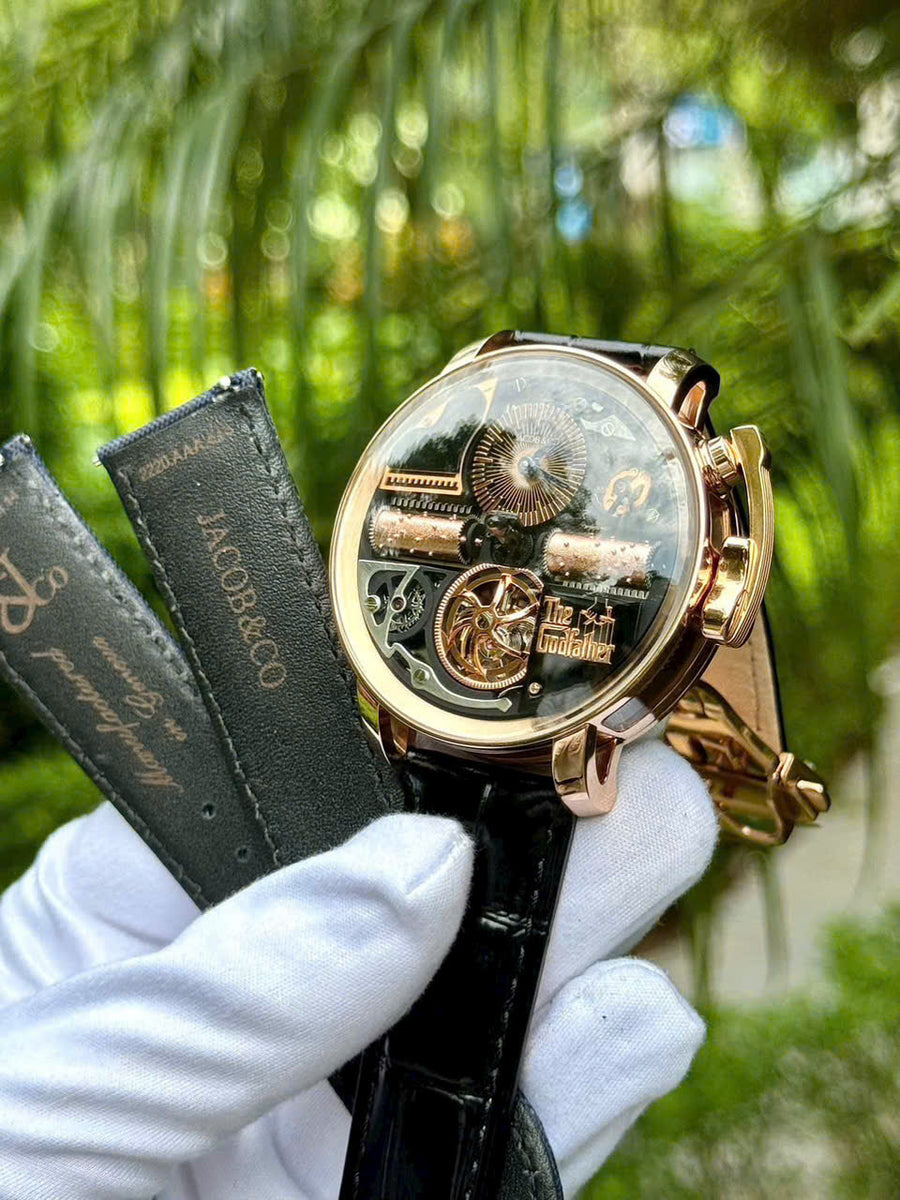 Jacob & Co Opera Godfather Swiss 1:1 Watches Automatic Movement Leathe ...