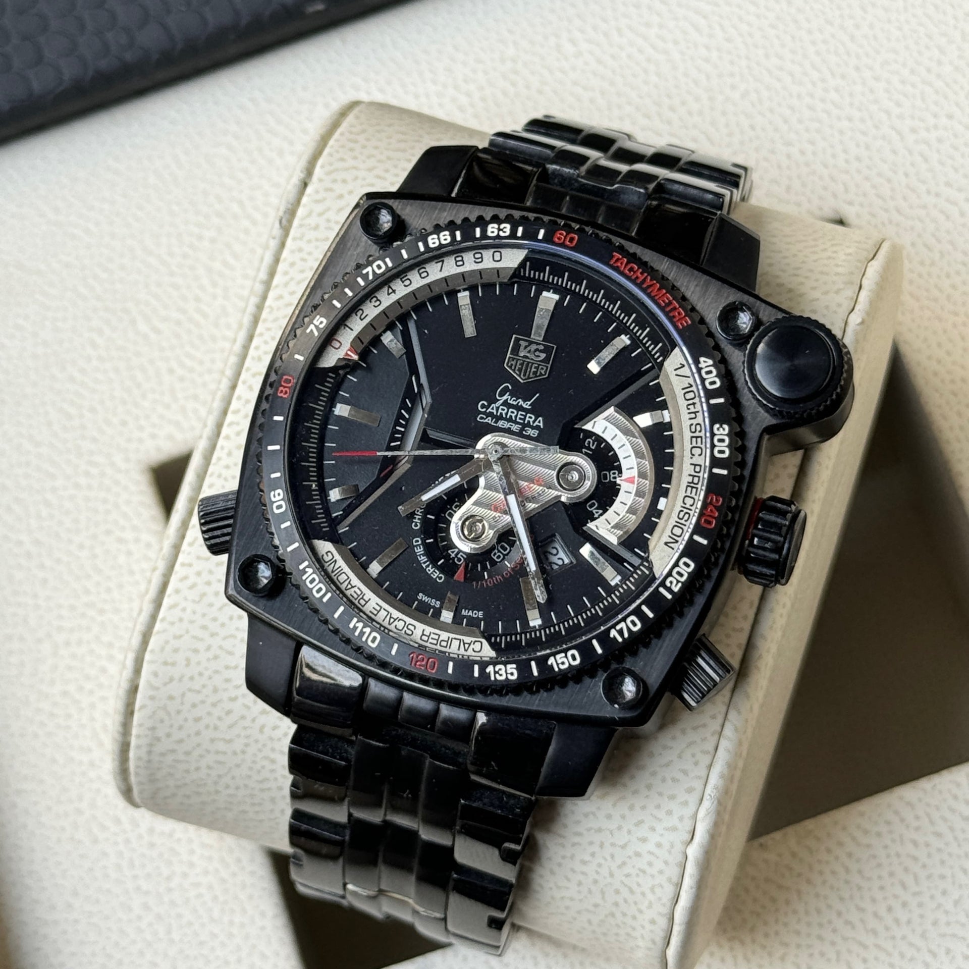 TAG Heuer Grand Carrera Calibre 36 RS Caliper Scale Reading Watch