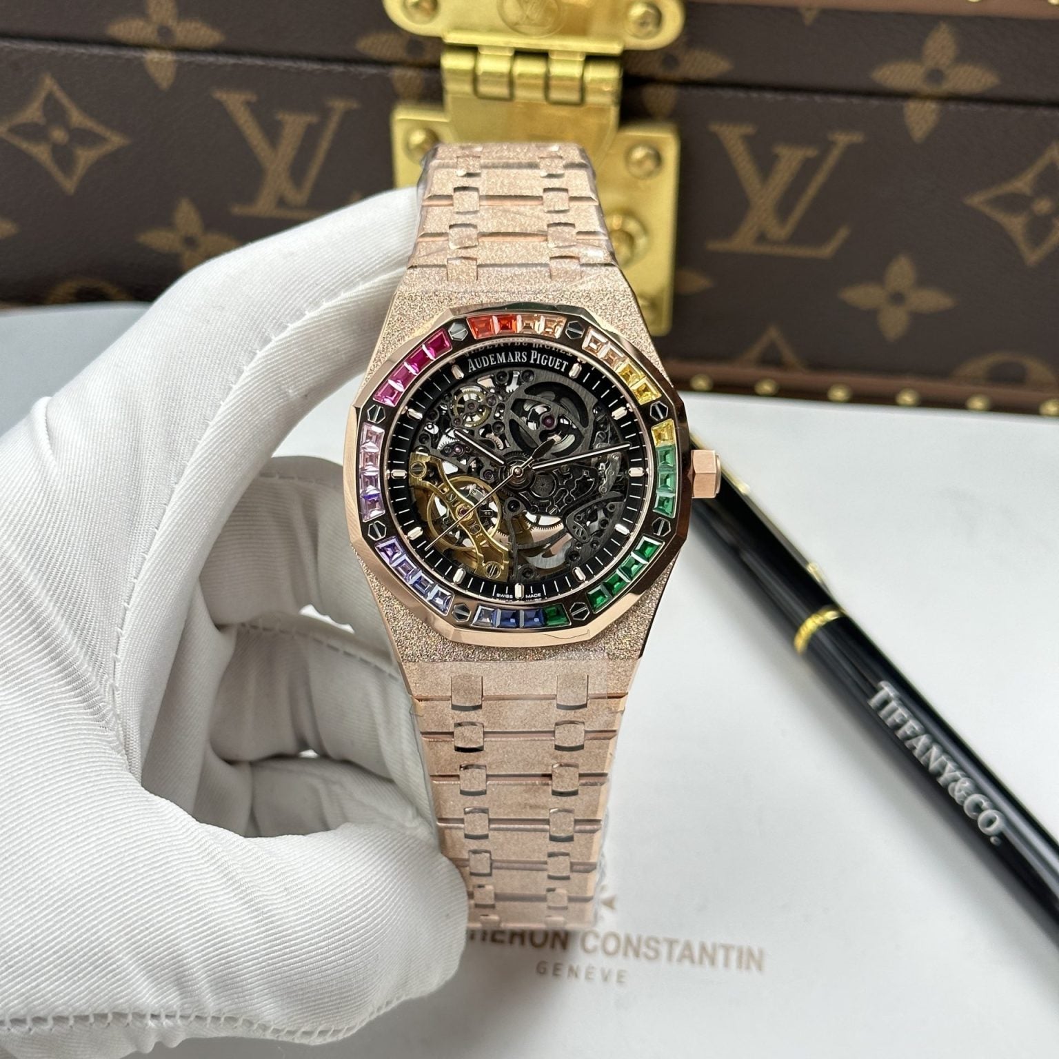Audemars Piguet Imitation Watches Royal Oak Openworked Frosted