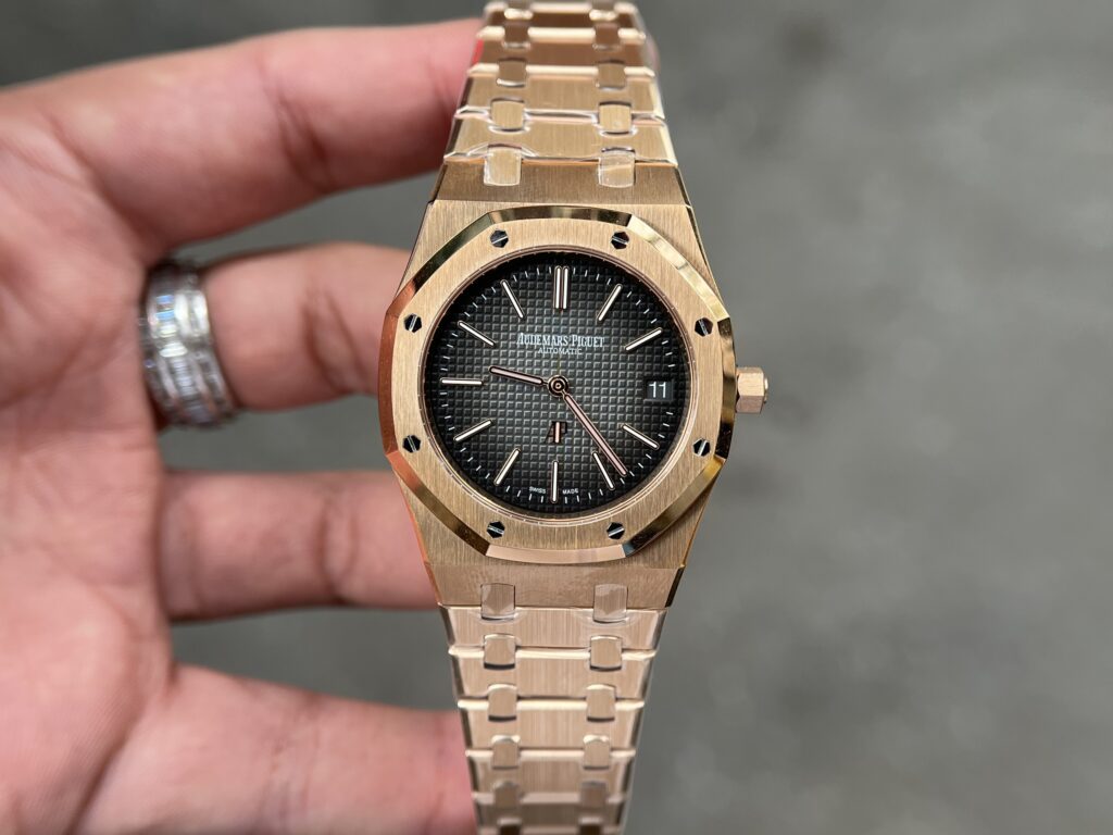 Audemars Piguet Swiss 1:1 Watch Royal Oak 15202OR Jumbo Gray Dial 39mm ...