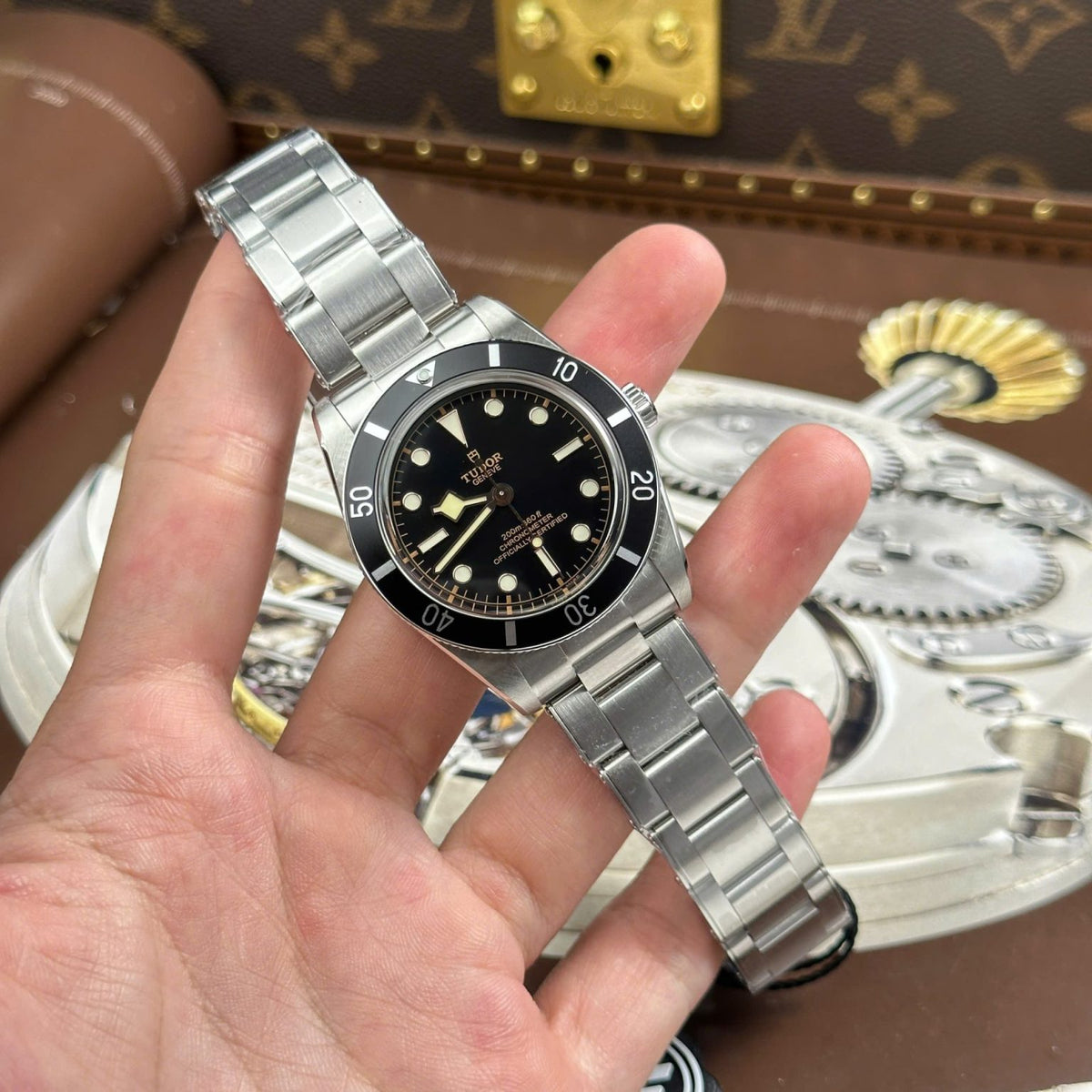 Tudor Black Bay Fifty Four Imitation Watches Black Dial Automatic Move ...